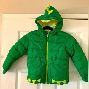 Cat & Jack Dino Puffy Jacket